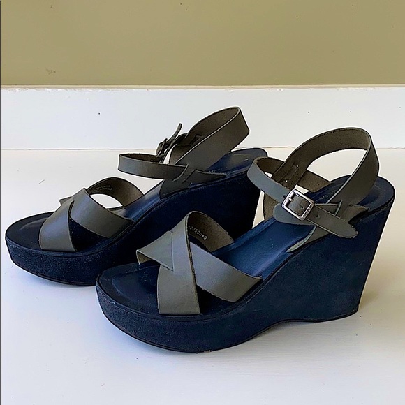 Kork-Ease Shoes - Kork-Ease Blue Suede Bette